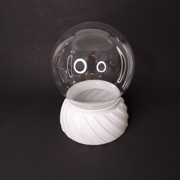 Target Bullseye White Snow Globe - Picture 1 of 3
